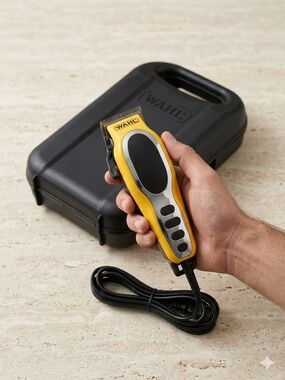 WAHL Yellow & Black Professional Corded Hair Clipper